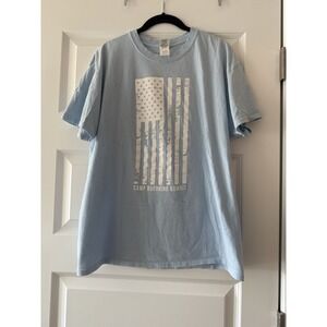 CAMP BUEHRING Kuwait Large Flag T-Shirt Military